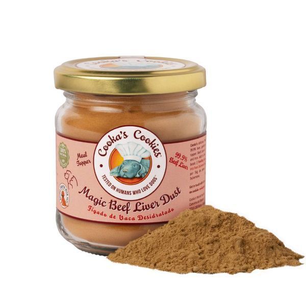 Натуральный топпер (витаминная и вкусовая добавка) для собак Cooka's Cookies 100% Говяжьей печени 90 г 40219 фото