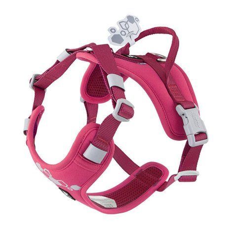 Шлейка смягченная для собак Hurtta Weekend Warrior Harness II ECO Розовый 55-70 42122 фото