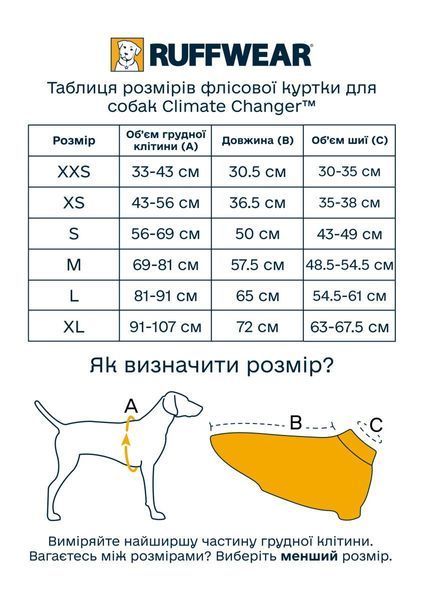 Флісова куртка для собак Ruffwear Climate Changer&trade; XS Синьо-фіолетовий 30372 фото
