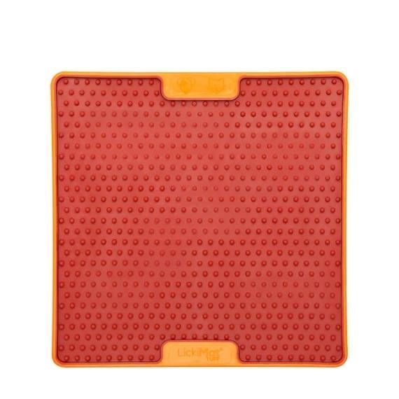 Лизальний килимок антистрес для собак LickiMat Soother PRO Tuff Orange тверда основа 27749 фото
