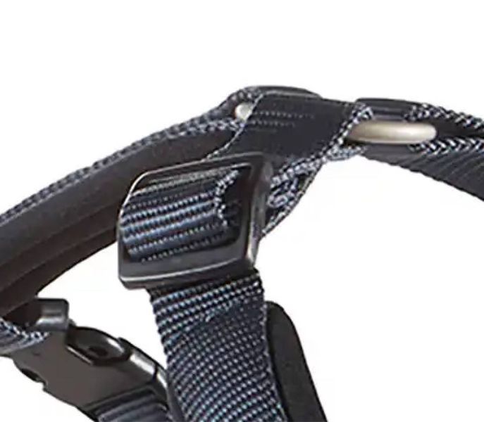 Шлейка для собак пом'якшена Wolters Professional Comfort 4 60-70 см / 30 мм Графітовий 29743 фото