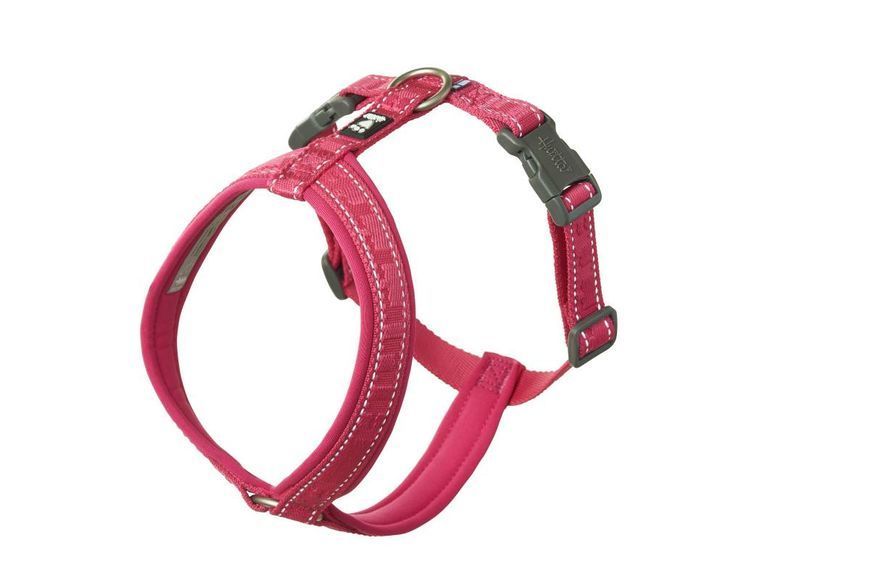 Анатомічна шлейка для собак Hurtta Casual Y-harness 60-70 Рожевий 31658 фото
