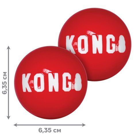 Игрушка для собак Kong Signature Ball 1 шт. M 45454 фото