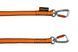 Повідець-спарка для собак Bungee leash double Non-stop dogwear Чорний/Помаранчевий 41427 фото 2