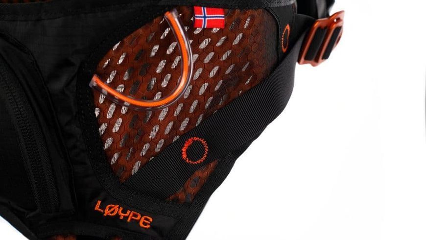 Пояс для привязи собак L&oslash;ype belt Non-stop dogwear Черный/Оранжевый L 40303 фото