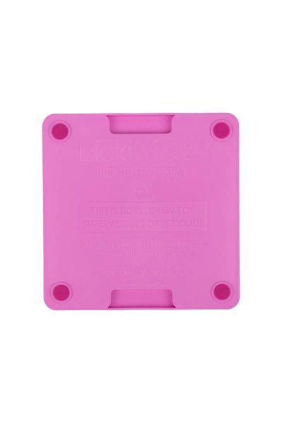 Лизальний килимок антистрес для маленьких собак собак LickiMat Mini Tuff Soother Pink, тверда основа 30326 фото