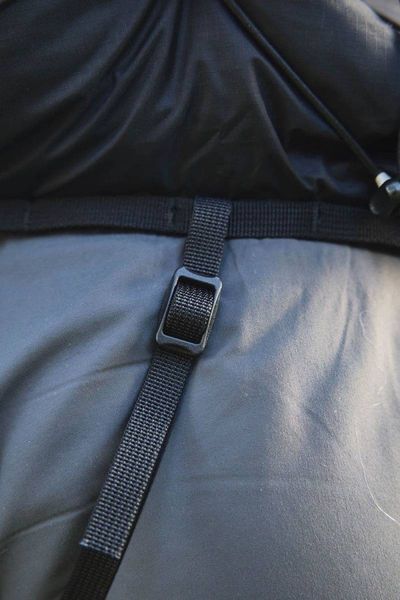 Пояс для прив'язі собак Trail light belt Non-stop dogwear Чорний M 40304 фото