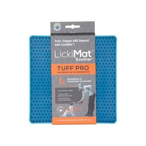 Лизательный коврик антистресс для собак LickiMat Soother PRO Tuff Turquoise, тверда основа 27752 фото