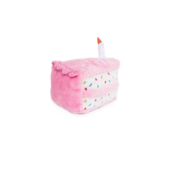 Мягкая игрушка для собак торт на День рождения ZippyPaws Birthday Cake Pink с пищалкой 28465 фото