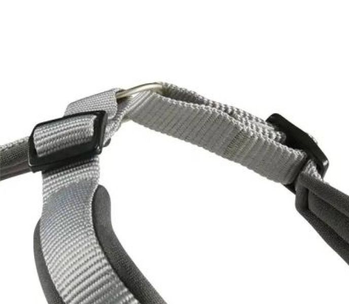 Шлейка для собак пом'якшена Wolters Professional Comfort 4 60-70 см / 30 мм Сріблястий 29751 фото