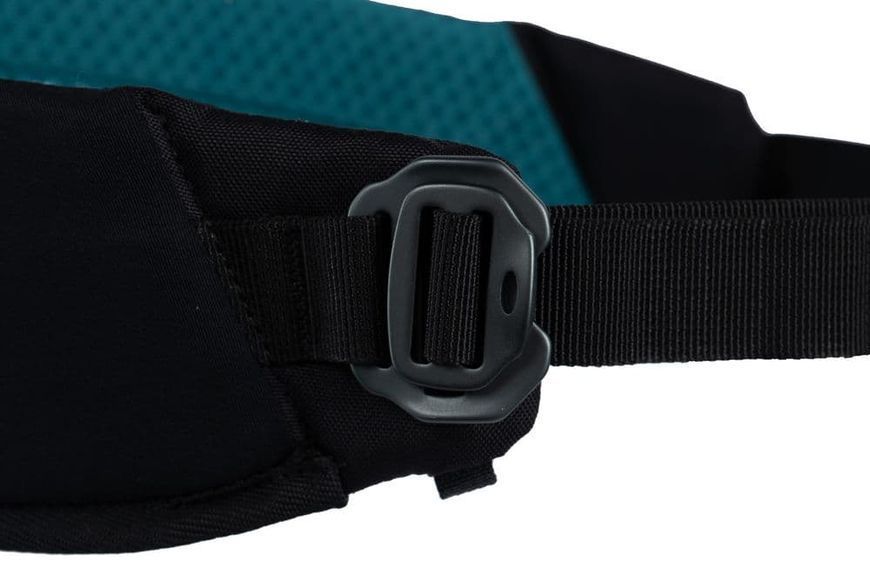 Пояс для прив'язі собак Rush belt Non-stop dogwear Чорний/Бірюзовий 40305 фото