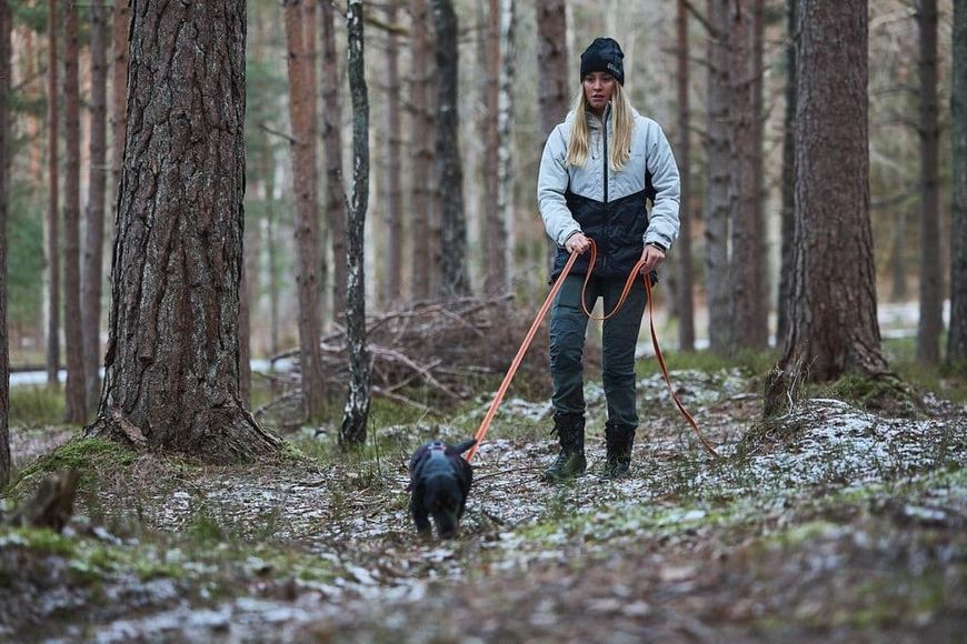 Повідець для собак Friction long line Non-stop dogwear Помаранчевий 15 м 41429 фото