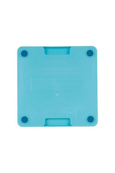 Лизальний килимок антистрес для маленьких собак собак LickiMat Mini Tuff Soother Turquoise, тверда основа 30328 фото