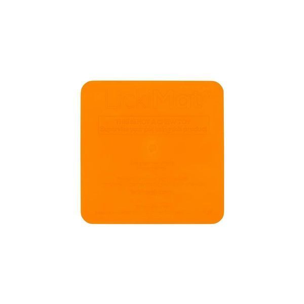 Лизальний килимок антистрес для кошенят LickiMat Kitty Orange 30358 фото