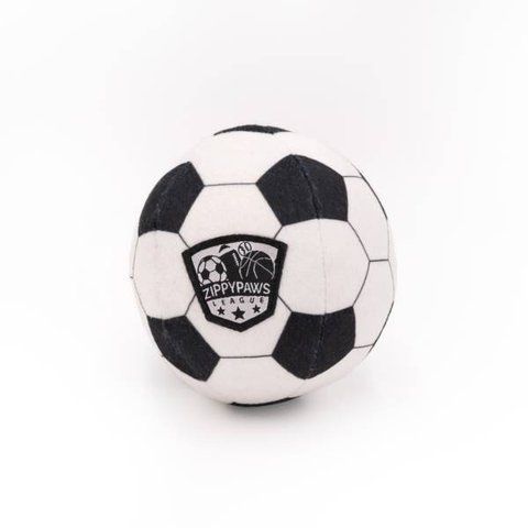 Мягкая игрушка для собак футбольный мяч ZippyPaws SportsBallz Soccer с пищалкой 28492 фото