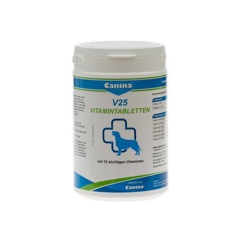 Вітамінний комплекс Canina V25 Vitamintabletten для собак 700 г 210 табл. 6414 фото