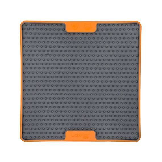 Лизательный коврик антистресс для собак LickiMat Soother Tuff Orange, тверда основа 27734 фото