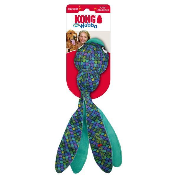 Іграшка для собак Kong Wubba Finz Blue L 41605 фото