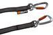 Повідець-спарка для собак Touring double Non-stop dogwear Чорний/Сірий S 50 см/13 мм 41381 фото 3