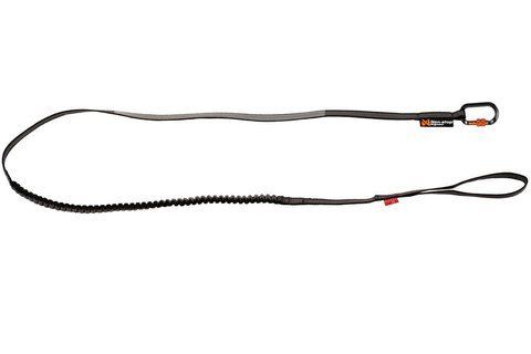 Поводок для собак Touring bungee leash Non-stop dogwear Черный/Серый 2,8 м/23 мм 41405 фото
