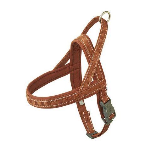 Смягченная шлея для собак Hurtta Casual harness ECO 45-55 Коричневый 32409 фото