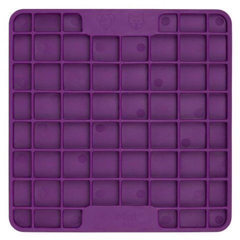 Лизательный коврик антистресс для маленьких собак собак LickiMat Mini Playdate Purple, мягкая основа 30303 фото