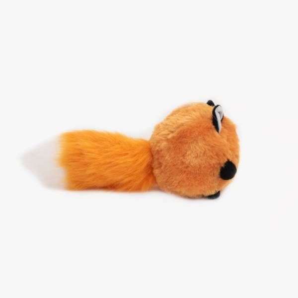 М'яка іграшка для собак лисиця ZippyPaws Bushy Throw Fox з пищалкою 28494 фото