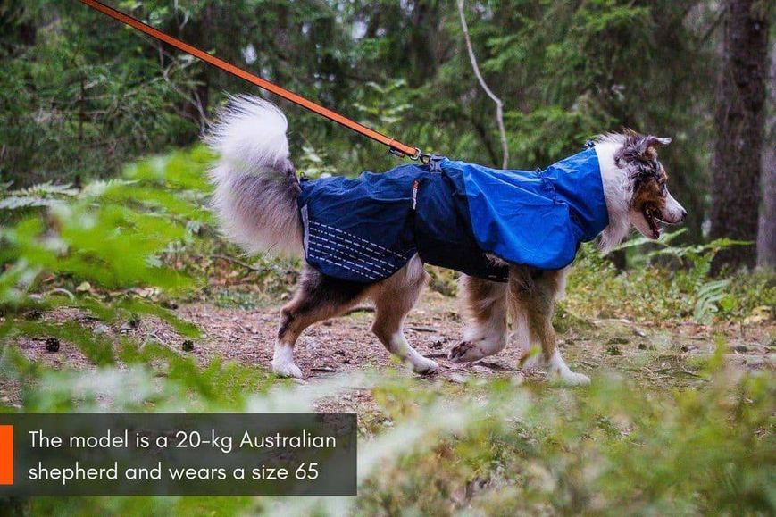 Дождевик для собак Fjord raincoat Non-stop dogwear Синий 27 40908 фото