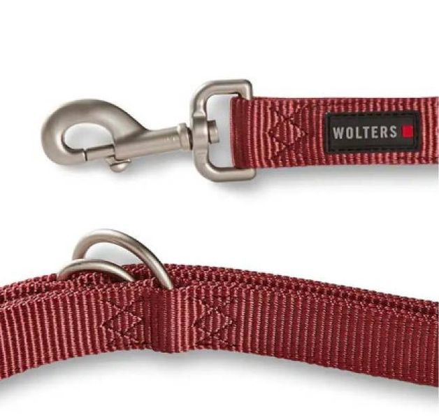 Повідець перестібка з нейлону для собак маленьких порід та котів Wolters Professional S 2 м / 10 мм Бордовий 32340 фото