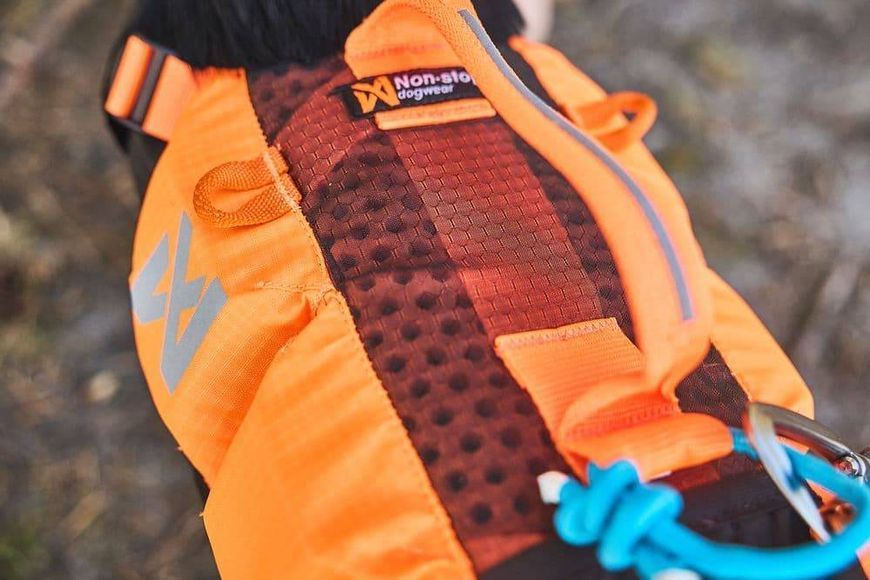 Спасательный жилет для собак Protector life jacket Non-stop dogwear Черный/Оранжевый 5 40508 фото