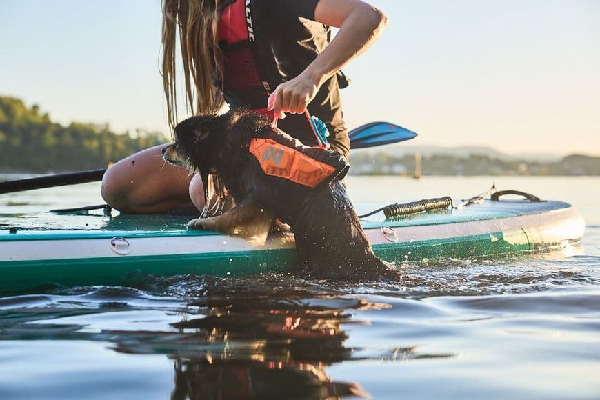 Спасательный жилет для собак Protector life jacket Non-stop dogwear Черный/Оранжевый 5 40508 фото