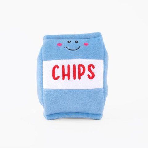 Мягкая игрушка для собак чипсы ZippyPaws NomNomz Chips с пищалкой 28470 фото