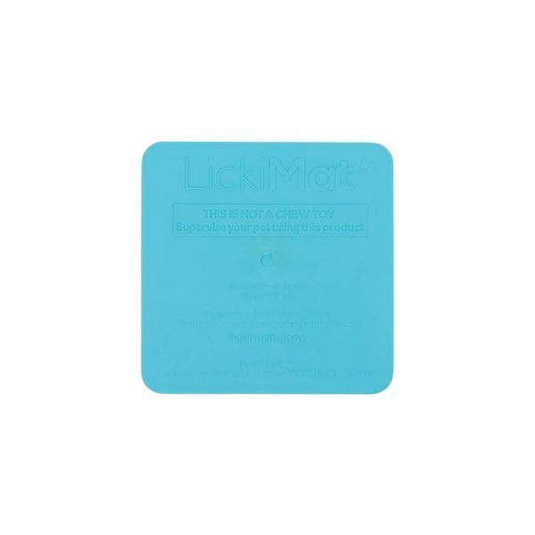 Лизальний килимок антистрес для кошенят LickiMat Kitty Turquoise 30361 фото