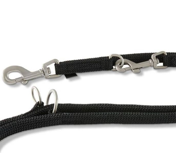 Поводок-канат перестежка свободные руки Wolters K2-Rope Programme 3 м / 9 мм Черный 28150 фото