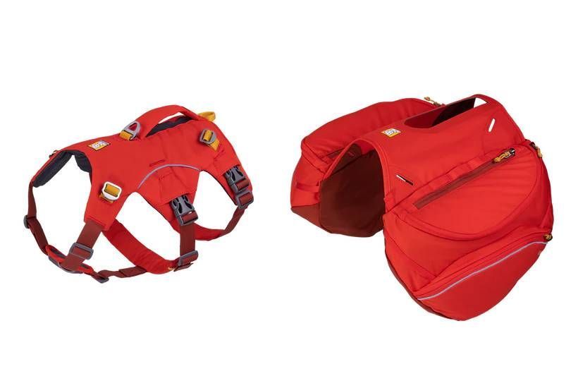Шлейка-рюкзак для собак Ruffwear Palisades&trade; M Червоний 30986 фото