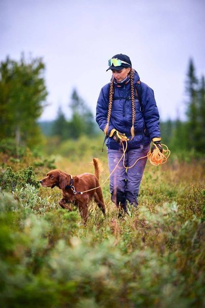 Повідець для собак Protector round long line Non-stop dogwear Помаранчевий 15 м 41434 фото