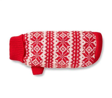 Вязаный свитер для собаки Wolters Thore 25 см Красный 30152 фото