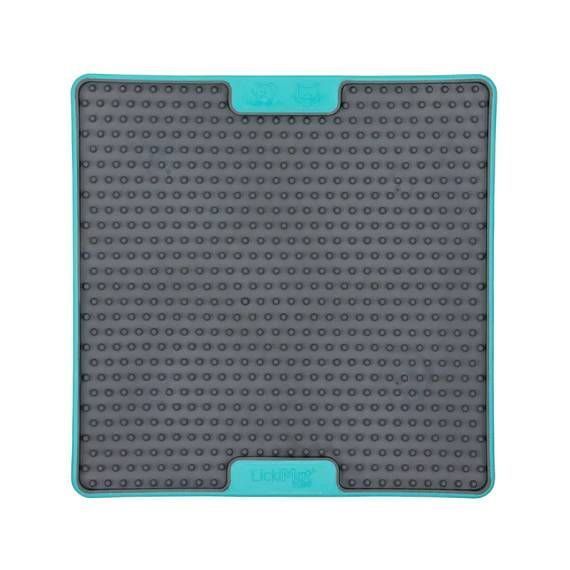 Лизальний килимок антистрес для собак LickiMat Soother Tuff Turquoise, тверда основа 27737 фото