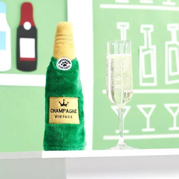 Мягкая игрушка для собак бутылка шампанского ZippyPaws Happy Hour Crusherz Champagne с пищалкой 28455 фото