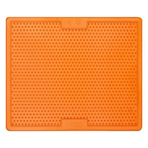 Лизательный коврик антистресс для собак LickiMat Soother XL Orange, мягкая основа 27757 фото