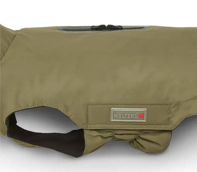 Попона дощовик для мопсів та бульдогів Wolters Modern Classic Оливковий 42 см 39554 фото