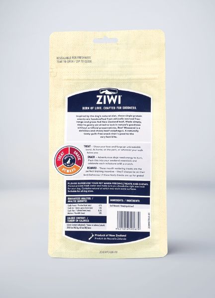 Натуральные лакомства для собак Ziwi 100% Бычья трахея 72 г 42188 фото
