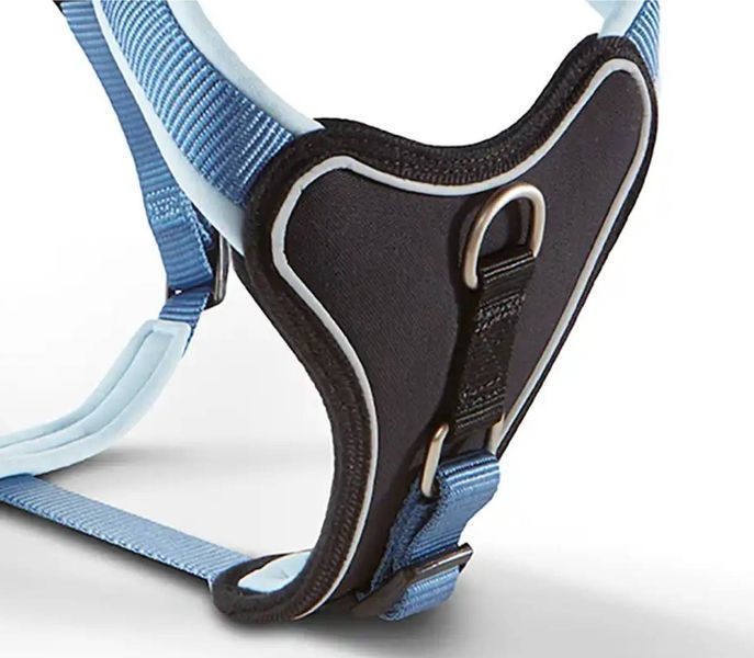 Шлейка для собак пом'якшена Wolters Professional Comfort 5 70-85 см / 35 мм Синій 29755 фото