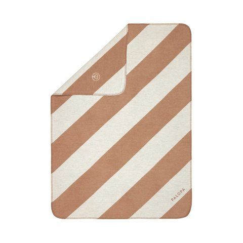 Плед для собак Palopa Ida M Stripes Бежево-коричневая полоска 45515 фото