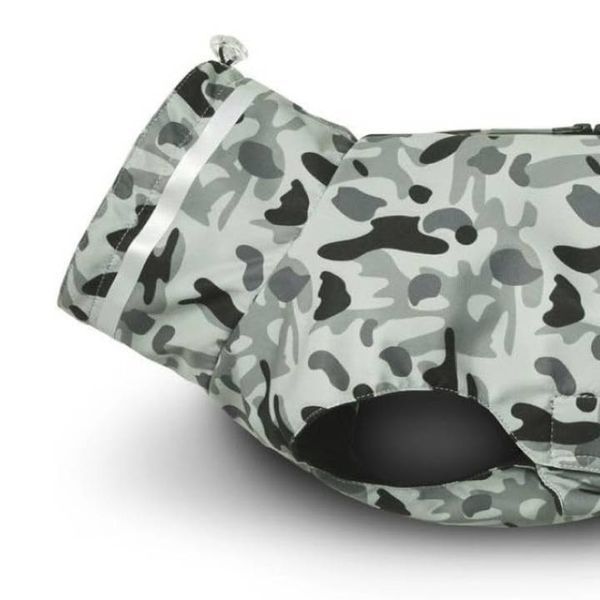 Попона дощовик для собак Wolters Camouflage Сірий з чорним 32 см 39654 фото