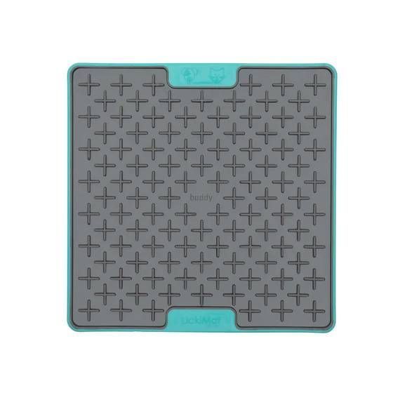 Лизальний килимок антистрес для собак LickiMat Buddy Tuff Turquoise, тверда основа 27742 фото