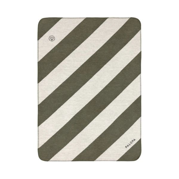 Плед для собак Palopa Ida M Stripes Розово-оливковая полоска 45516 фото