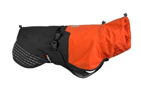 Дождевик для собак Fjord raincoat Non-stop dogwear Черный/Оранжевый 60 40944 фото