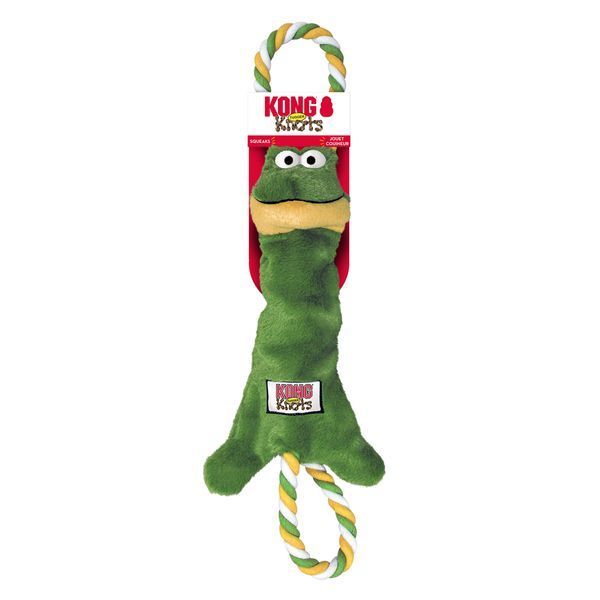 Игрушка для собак Kong Tugger Knots Frog S 41565 фото