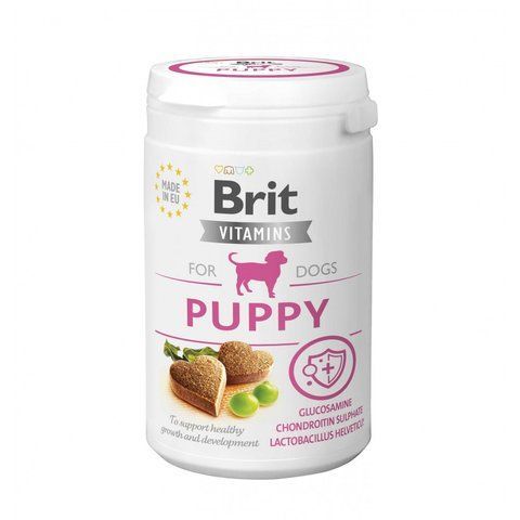 Вітаміни Brit Vitamins Puppy для цуценят для підтримки здорового росту й розвитку з лососем 150 г 1111174818 фото